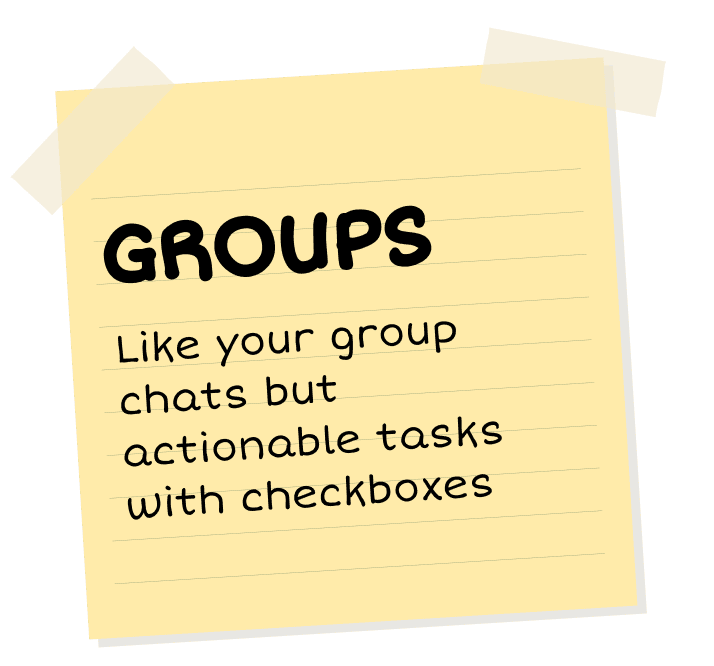 Group sticky note