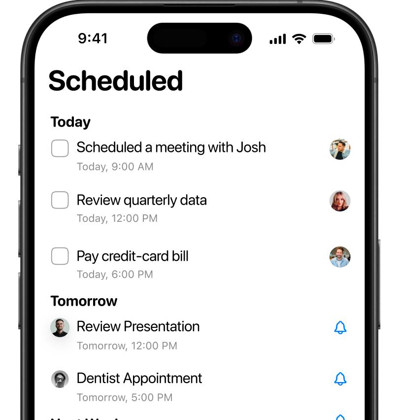 image showing tasks
