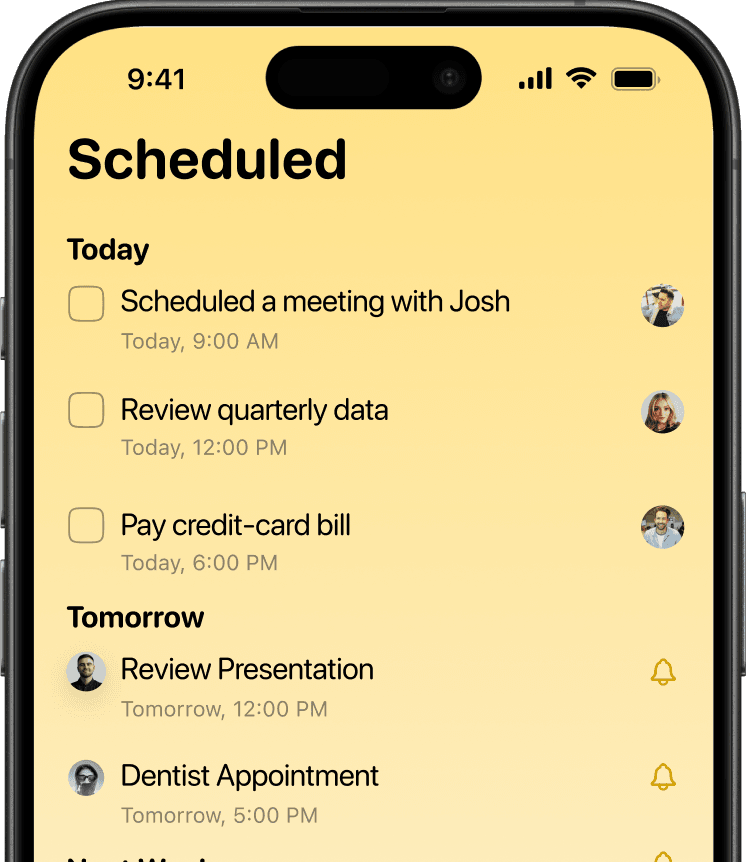 image showing tasks